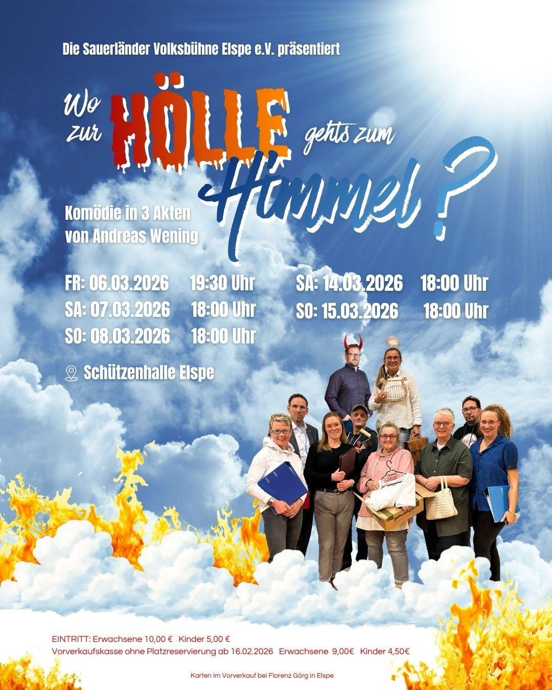 Wir empfehlen, die Termine der Sauerländer Volksbühne Elspe