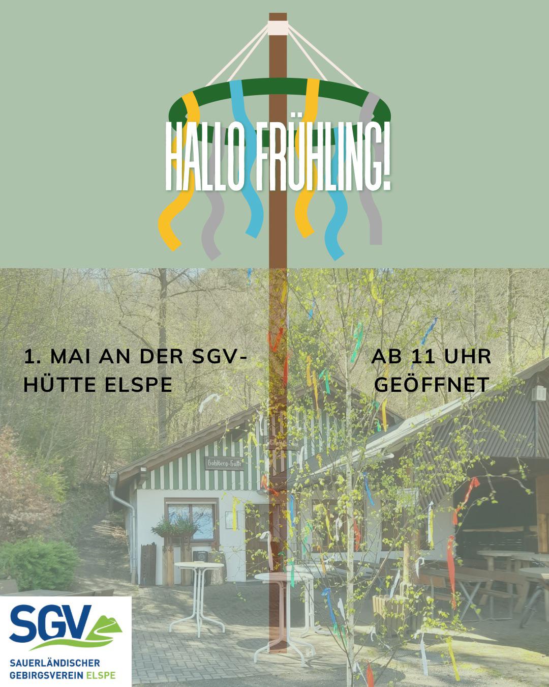 Maifeier an der SGV Hütte